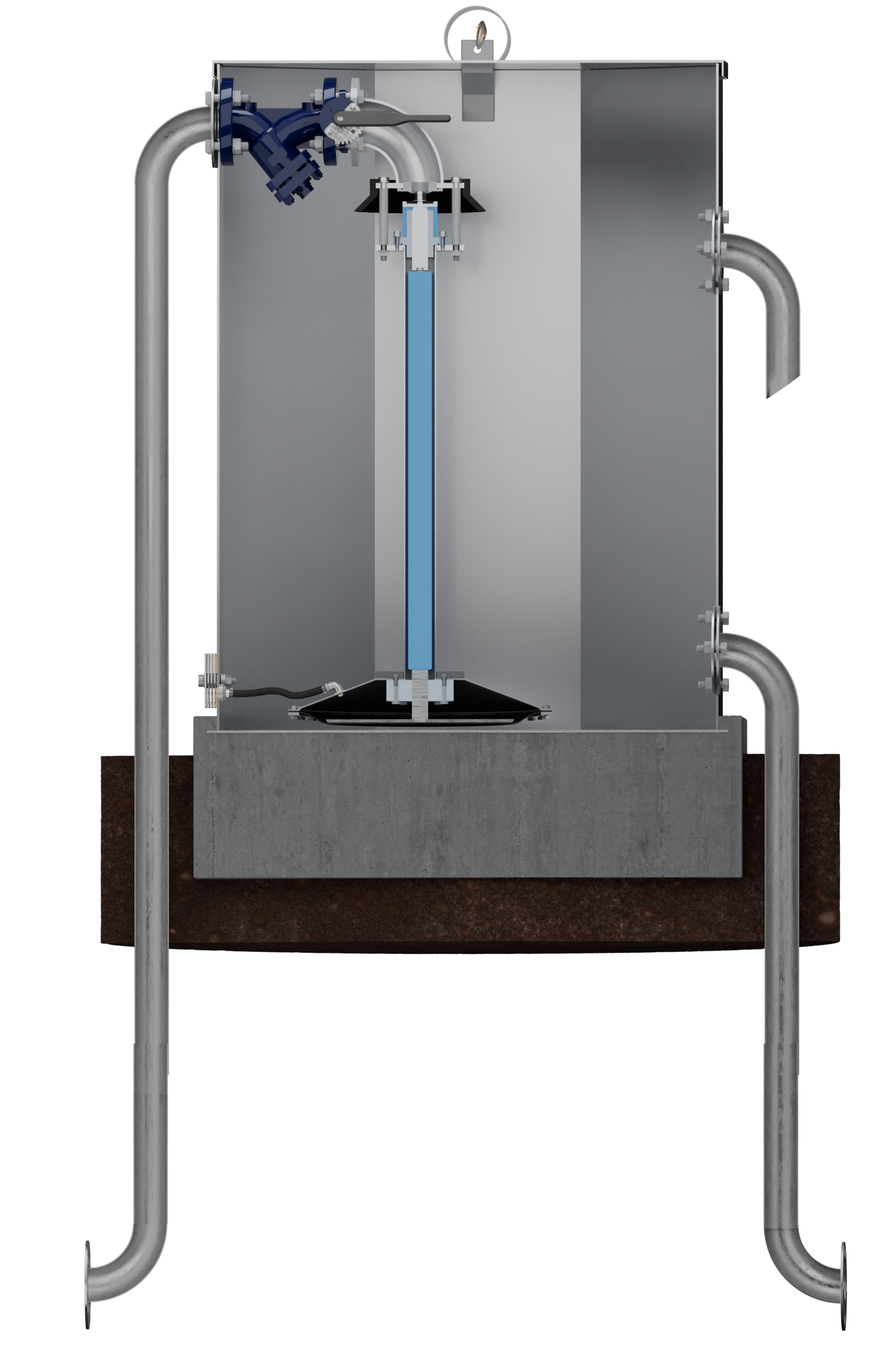 Break Tank Riser Break Pressure Tank - LW Tank Systems
